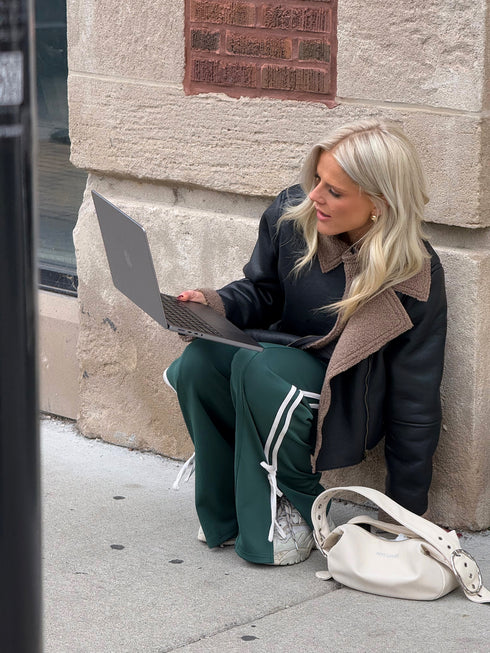 Daily Girl Track Pant // Evergreen